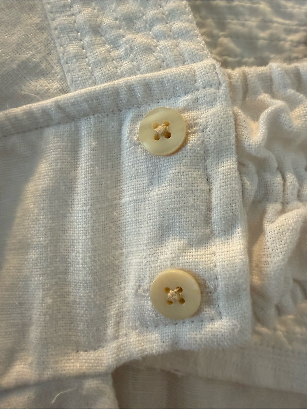Madewell Square-Neck Mini Dress in 100% Linen - Picture 8 of 9